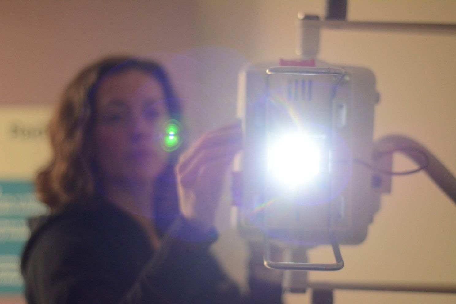 nurse working a x-ray machine 