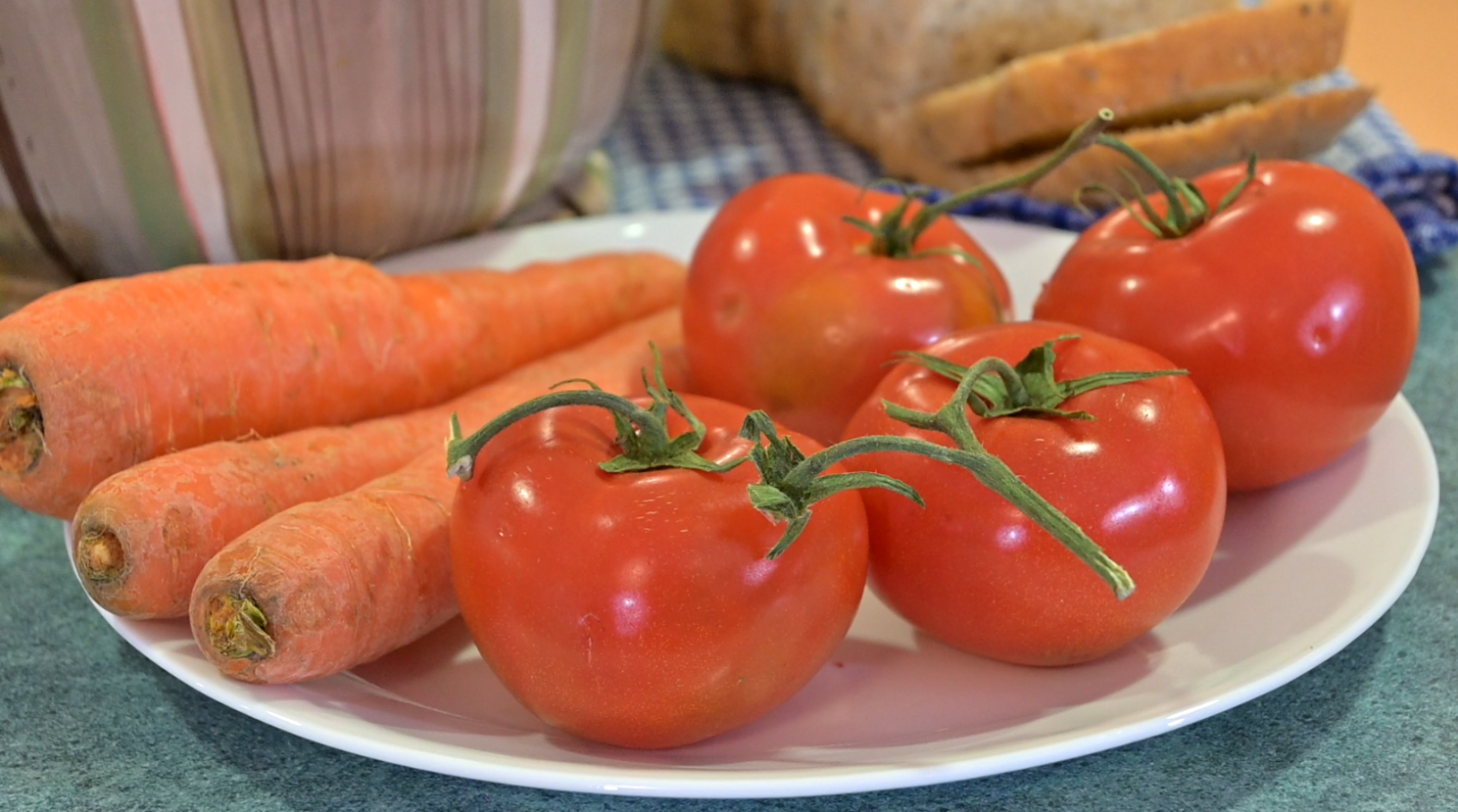 carrots and tomatoes