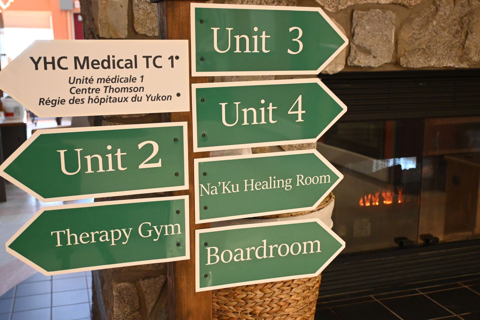 Thomson Centre units sign
