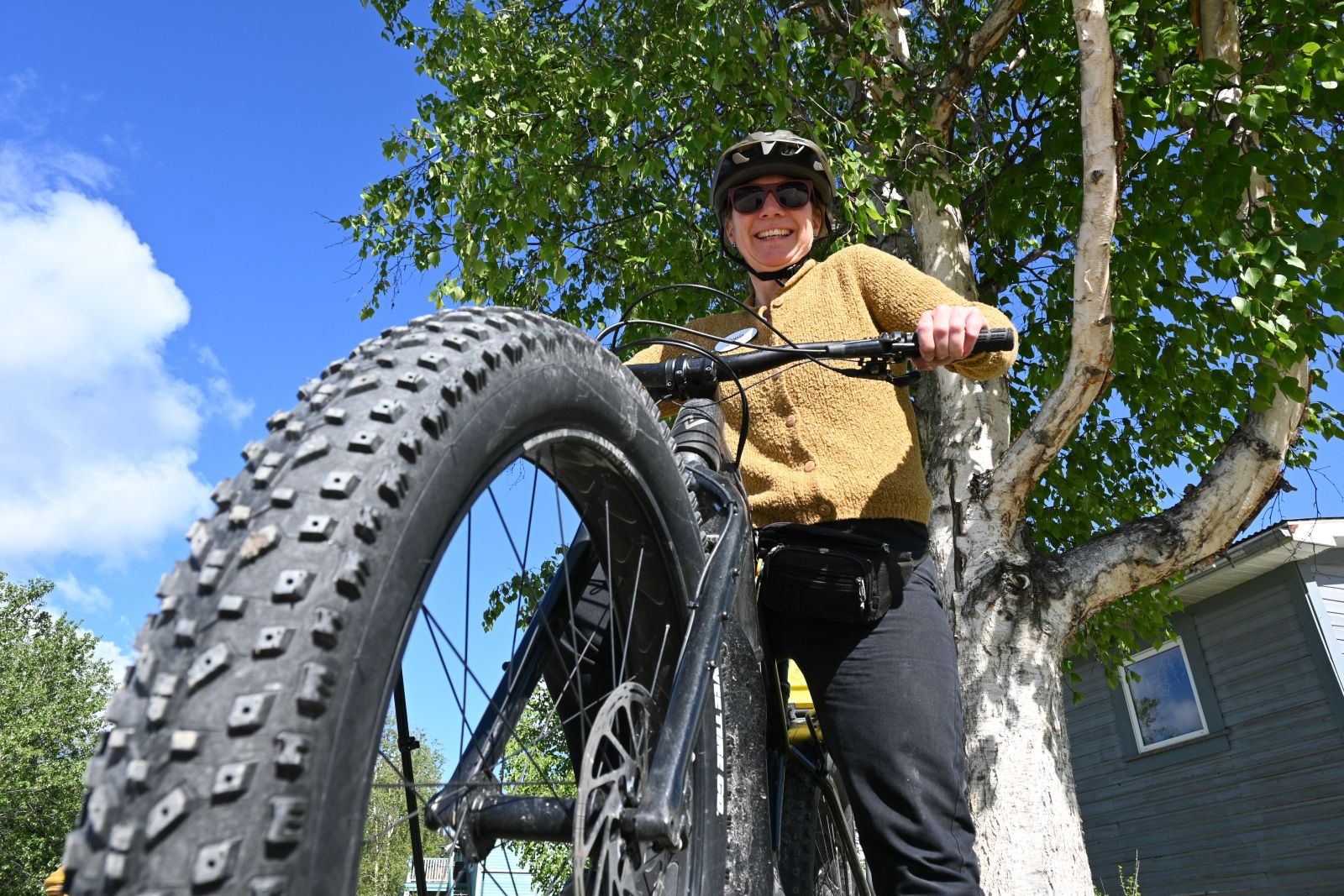 Fat-tire bikes are common in the Yukon as they work in all seasons.