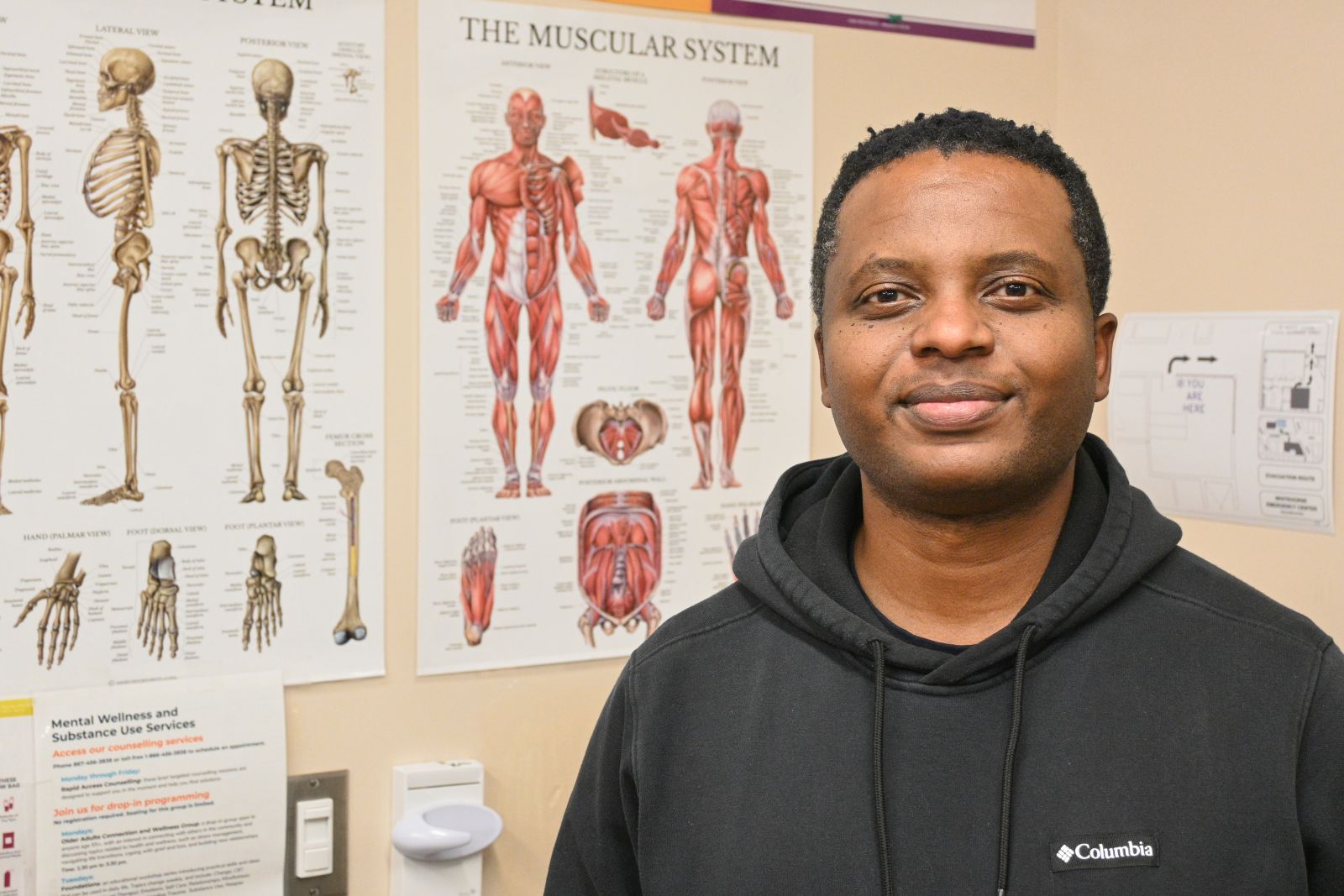 Trio Mulli is seen at work at 405 Alexander Street in Whitehorse where he works as a paramedic speicalist