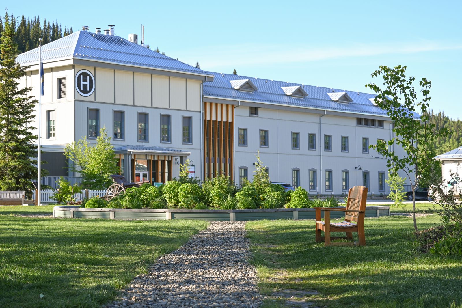 Dawson City Community Hospital is seen in Dawson City, Yukon