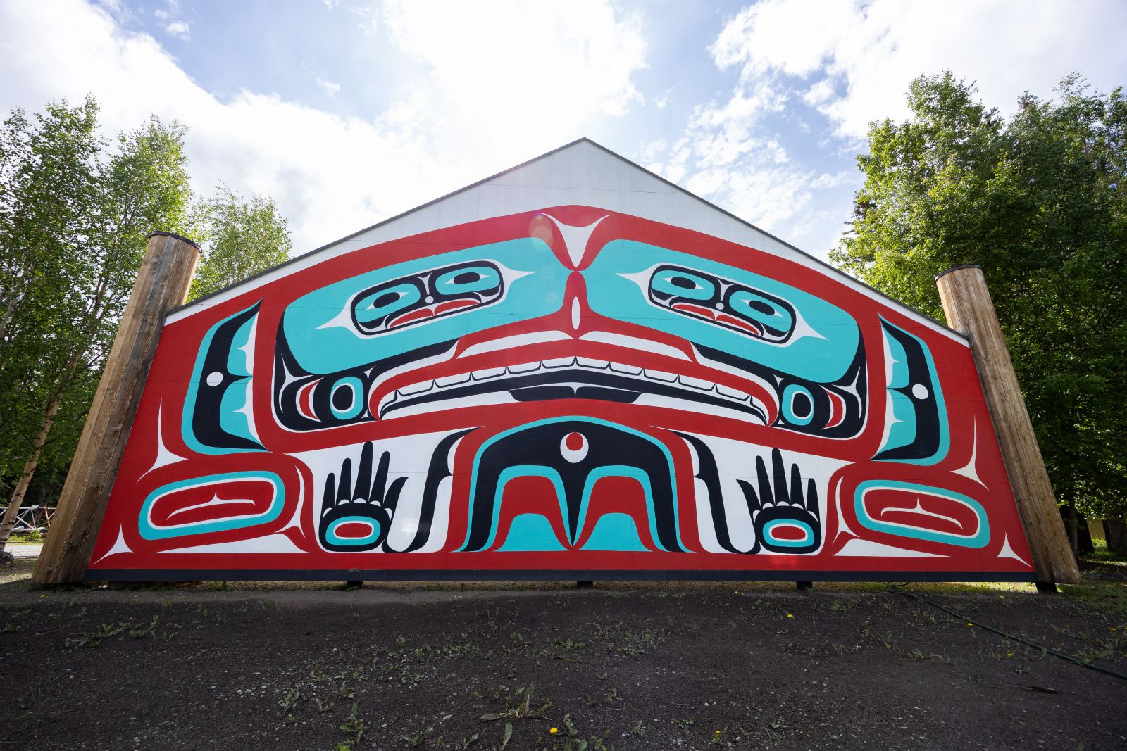 The George Johnston museum is located in the community of Teslin along the Alaska Highway.