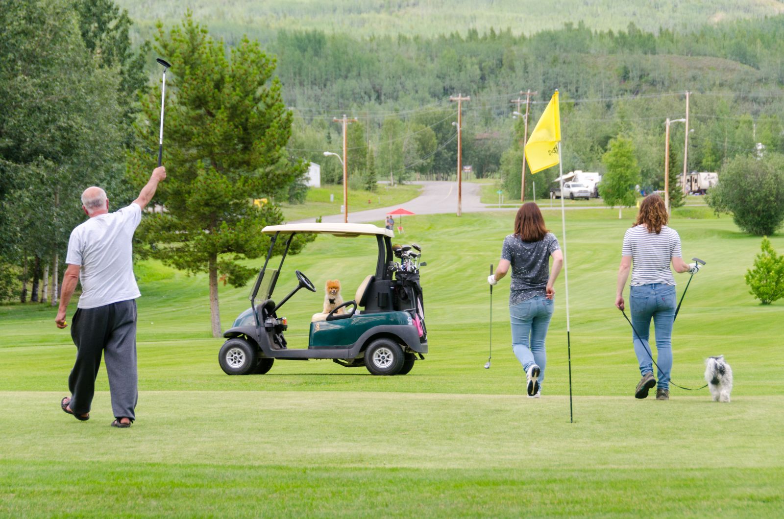 Faro has a nine-hole golf course which winds through town.