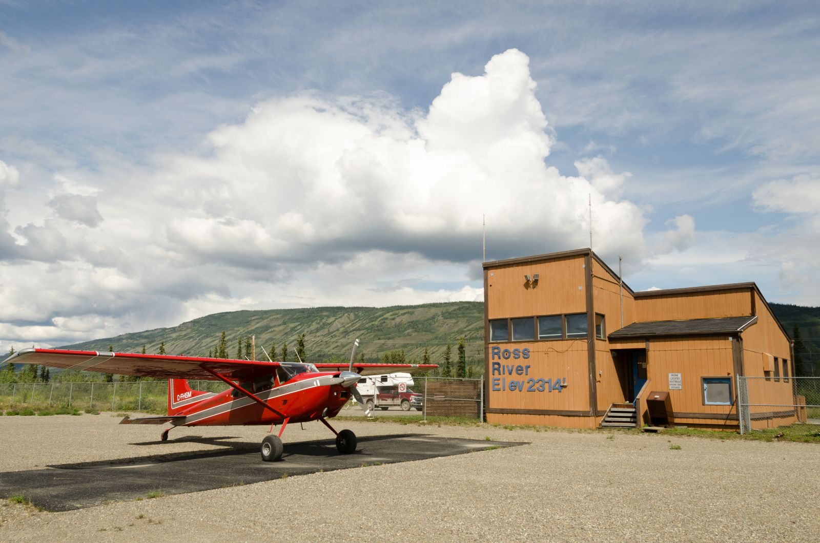 Finlayson Lake Airport in Ross River welcomes small aircraft.