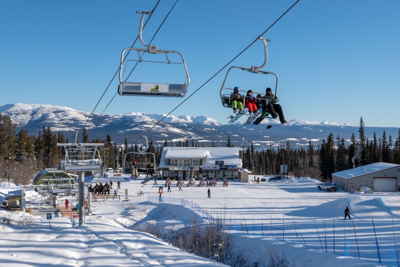 The Mount Sima ski hill in Whitehorse.