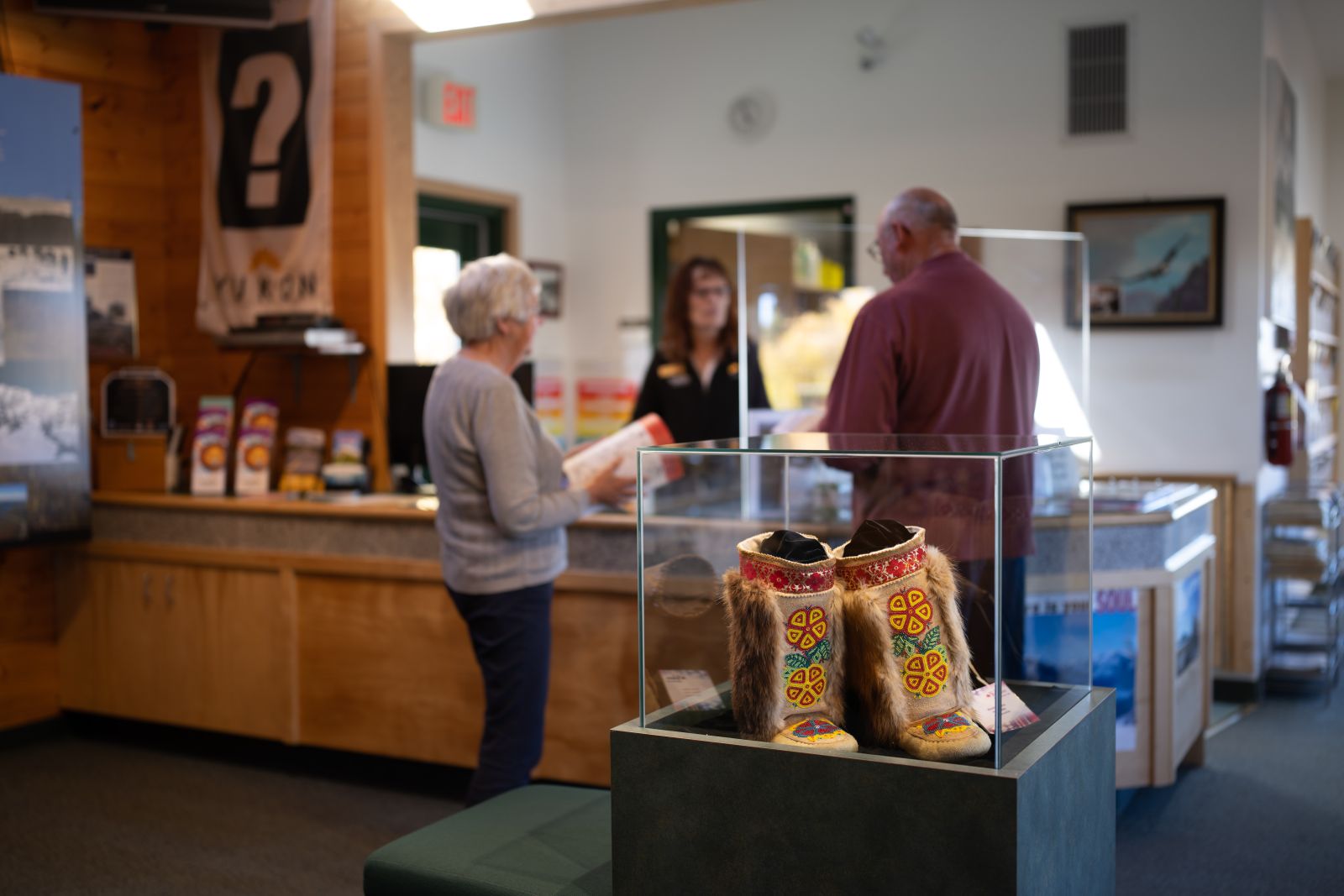 The Beaver Creek Visitor Information Centre is a popular spot for travellers