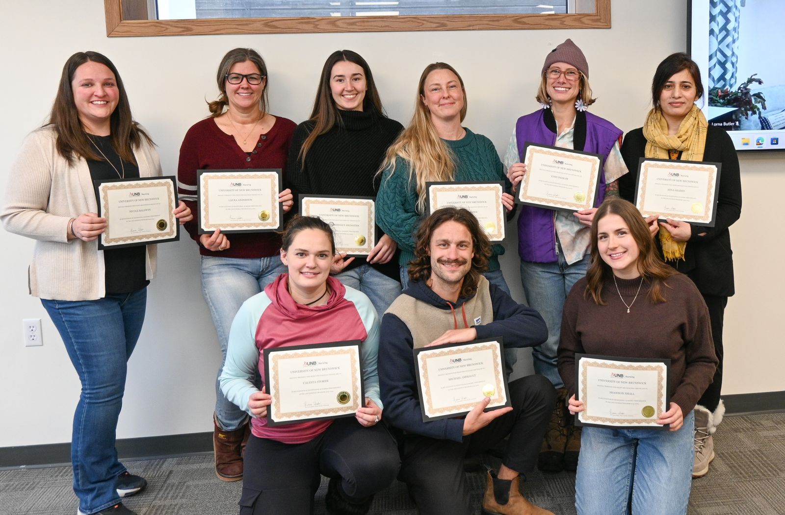 Students are congratulated for making the Dean's List in nursing education