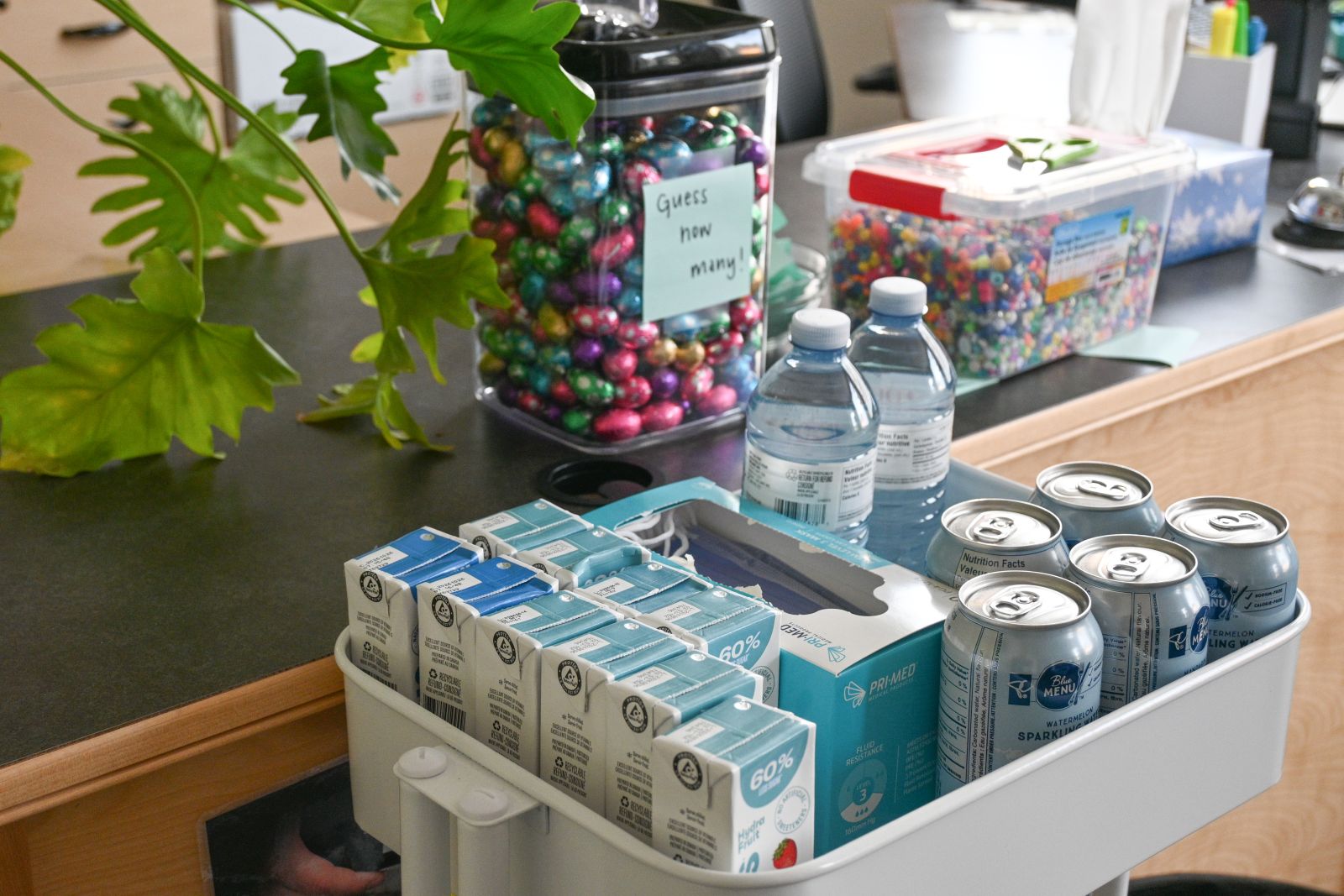 The Youth Outreach Clinic at 211 Hawkins street in Whitehorse offers snacks and drinks to clients