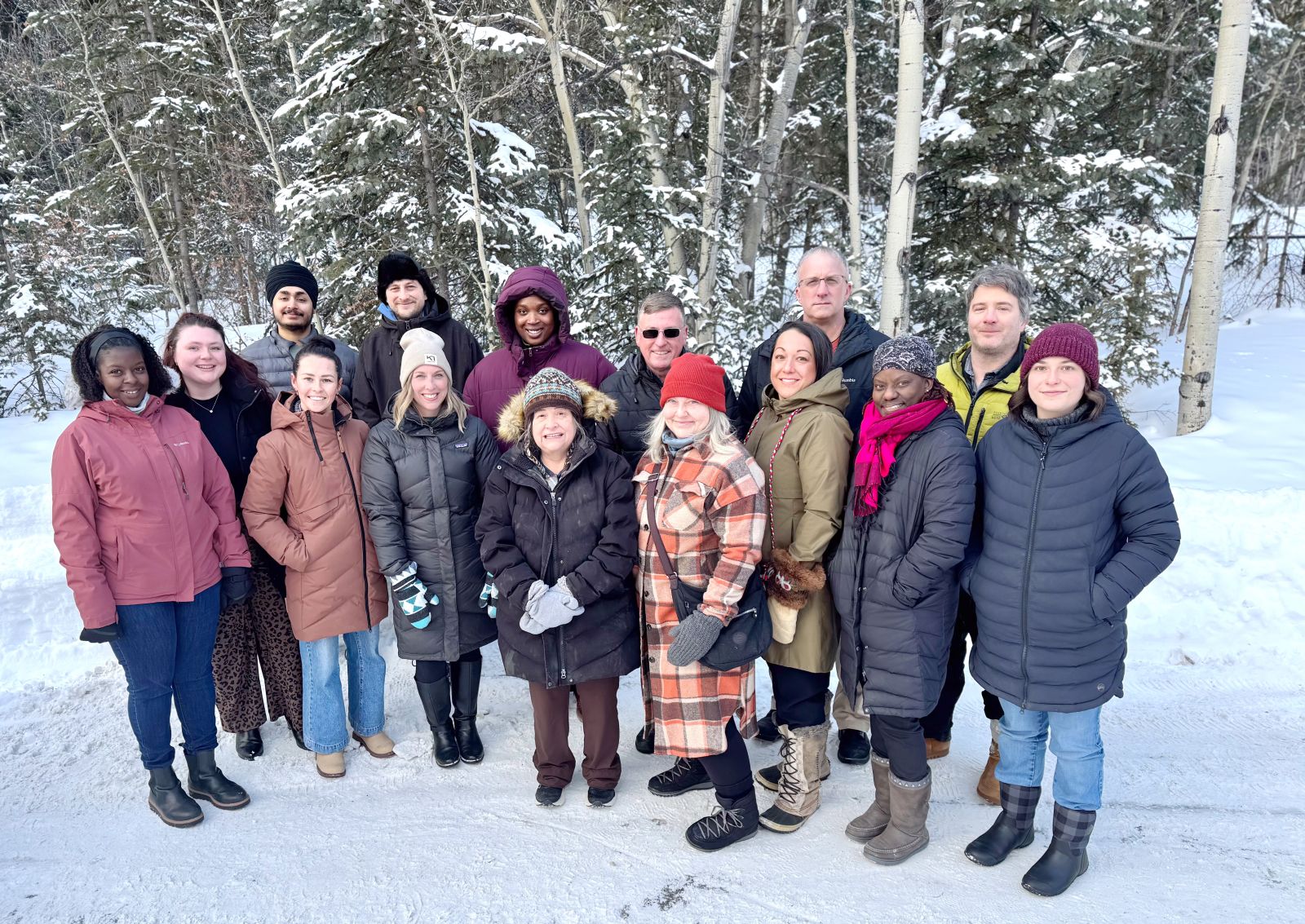 A group picture of social workers and associated staff in the Yukon