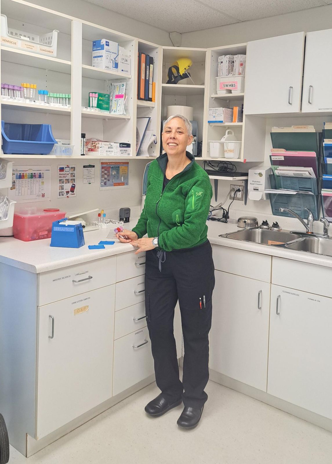 a primary health care nurse is shown in the community of Beaver Creek, Yukon