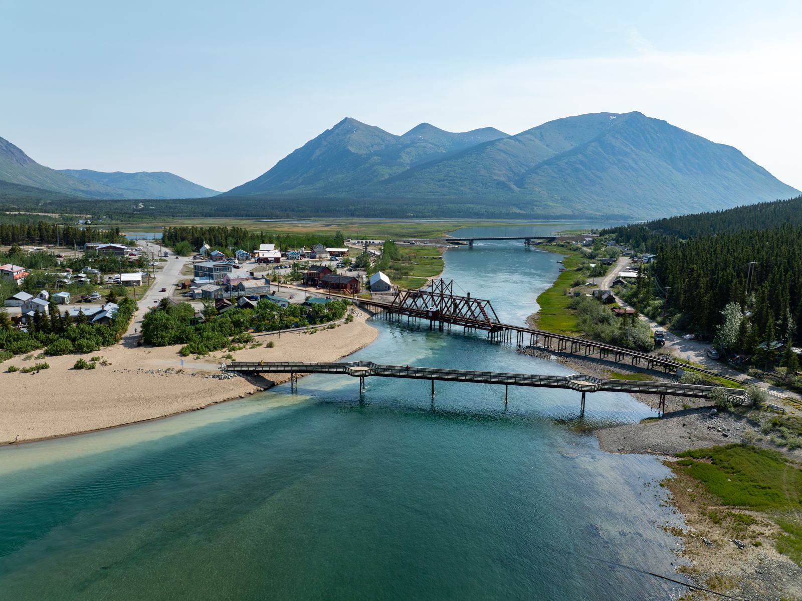 The community of is situated on the Traditional Territory of the Carcross/Tagish First Nation.
