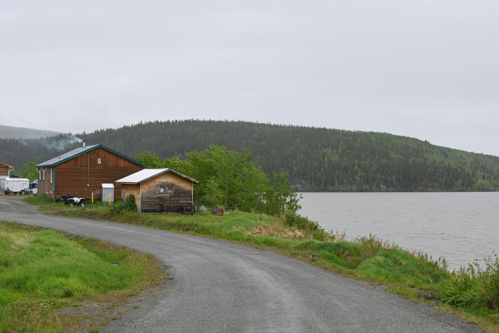 The community of Teslin has a population of about 239 people.