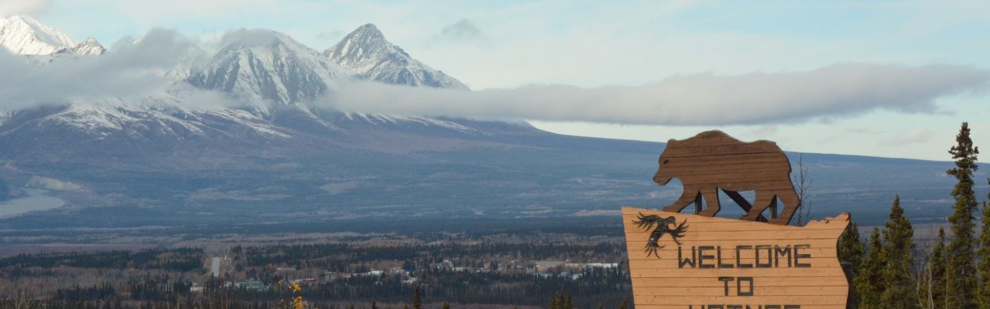 Haines Junction sign