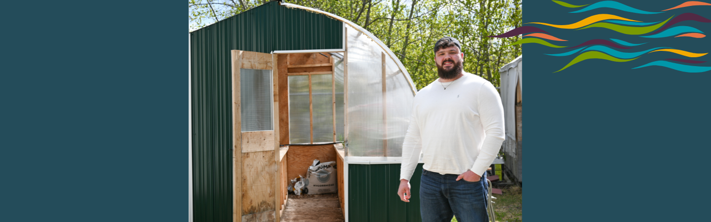 A transition support worker is shown at work in Whitehorse, Yukon