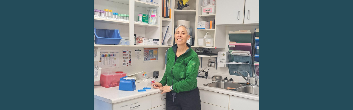 a primary health care nurse is shown in the community of Beaver Creek, Yukon